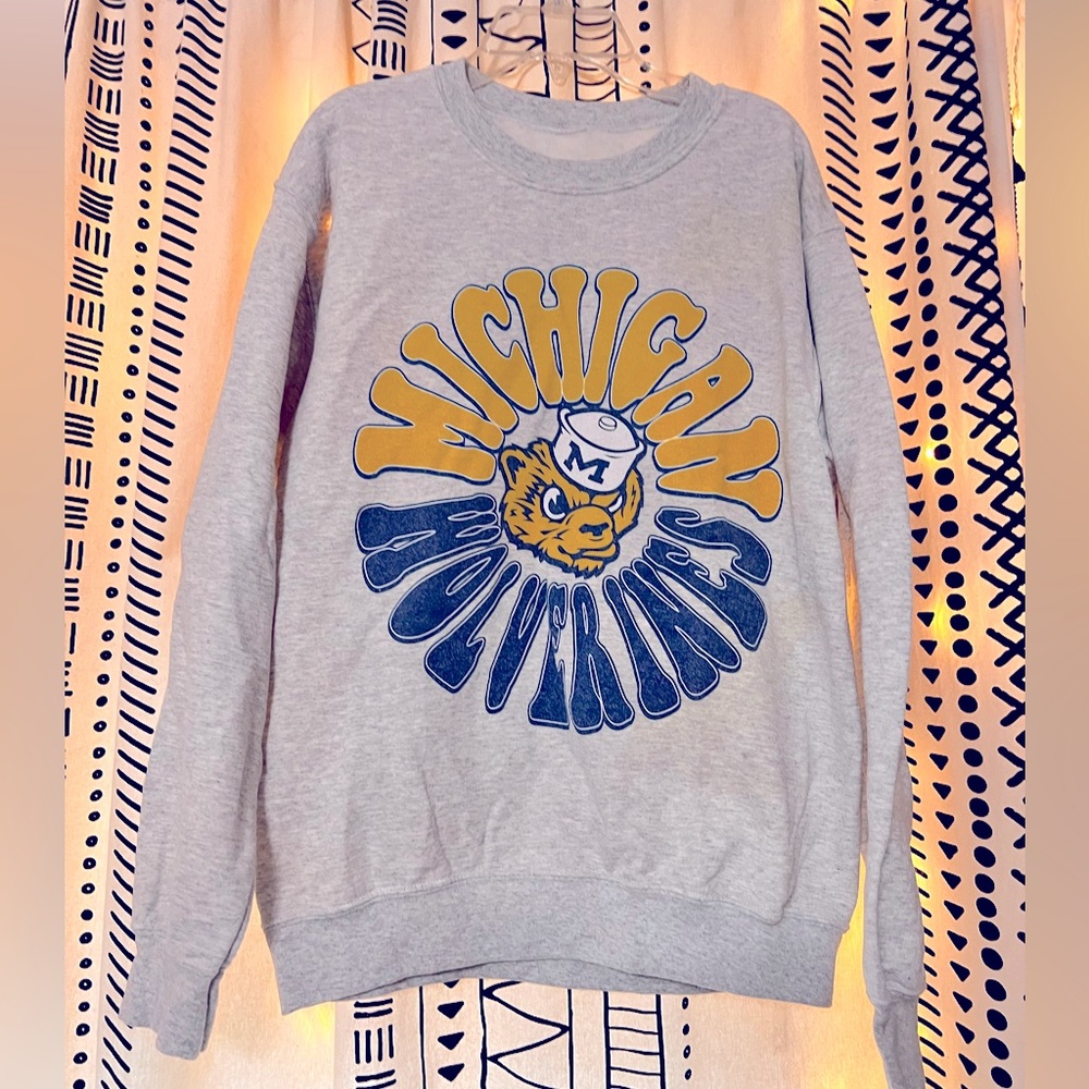 Collegiate U of M sweatshirt